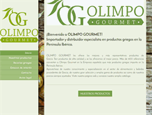 Tablet Screenshot of olimpogourmet.com